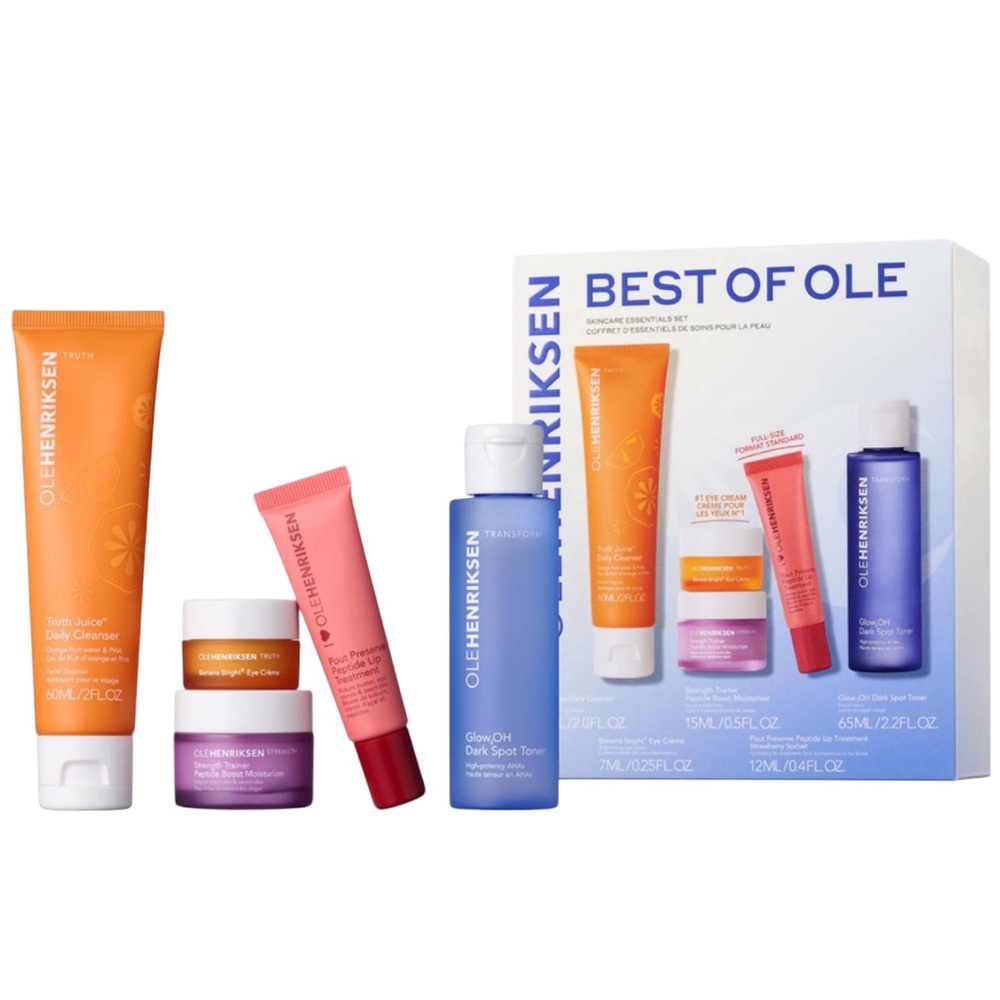 OLE HENRICKSEN BEST OF OLE SKINCARE ESSENTIALS VALUE SET $99 VALUE